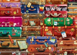 Eurographics - Travel Suitcases - 1000 Piece Jigsaw Puzzle Online