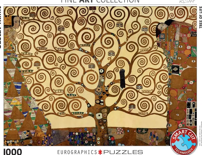 Eurographics - Tree of Life by Gustav Klimt - 1000 Piece Jigsaw Puzzle Online
