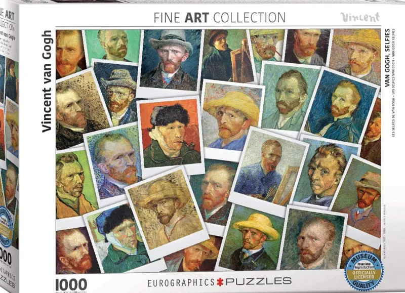 Eurographics - Van Gogh Selfies - 1000 Piece Jigsaw Puzzle Fashion