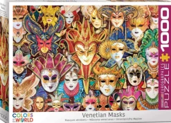 Eurographics - Venetian Masks - 1000 Piece Jigsaw Puzzle Best
