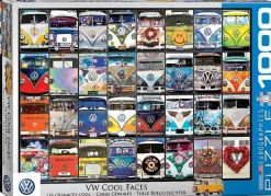 Eurographics - VW Bus Cool Faces - 1000 Piece Jigsaw Puzzle Hot