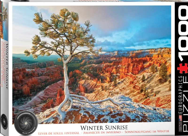 Eurographics - Winter Sunrise - 1000 piece jigsaw puzzle Online