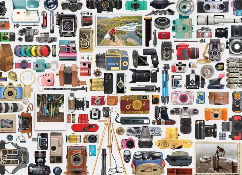 Eurographics - World of Cameras - 1000 Piece Jigsaw Puzzle New