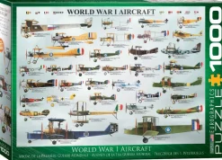 Eurographics - World War I Aircraft - 1000 Piece Jigsaw Puzzle Outlet