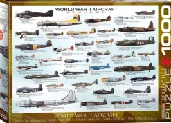 Eurographics - WWII Aircraft - 1000 Piece Jigsaw Puzzle Clearance