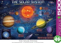 Eurographics - XXL Pieces - The Solar System Illustrated -500 Piece Jigsaw Puzzle New