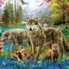 Eurographics - XXL Pieces - Wolf Lake Fantasy - 500 Piece Jigsaw Puzzle Fashion