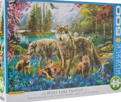 Eurographics - XXL Pieces - Wolf Lake Fantasy - 500 Piece Jigsaw Puzzle Fashion