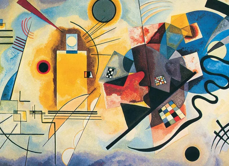 Eurographics - Yellow Red Blue by Wassily Kandinsky - 1000 Piece Jigsaw Puzzle Best