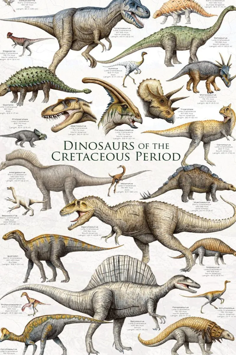 Eurographics - Dinosaurs - 1000 piece jigsaw puzzle New