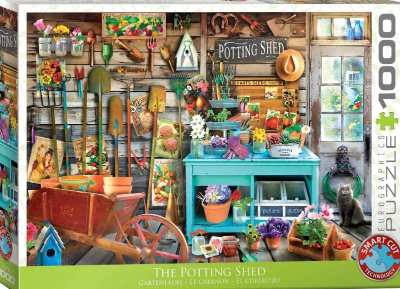 Eurographics - The Potting Shed - 1000 Piece Jigsaw Puzzle Discount