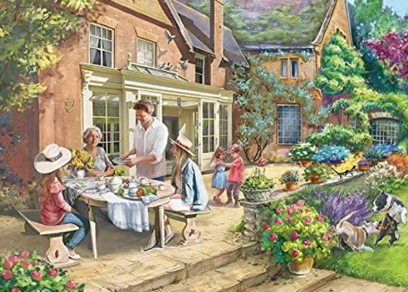 Falcon de luxe Falcon - Country House Retreat - 1000 Piece Jigsaw Puzzle Online