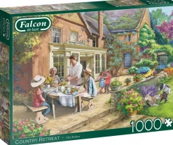 Falcon de luxe Falcon - Country House Retreat - 1000 Piece Jigsaw Puzzle Online