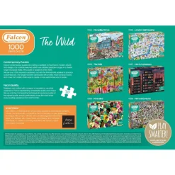 Falcon de luxe Falcon Contemporary - The Wild - 1000 Piece Jigsaw Puzzle Online