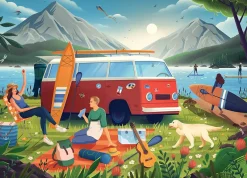 Falcon de luxe Falcon Contemporary - Van Life - 1000 Piece Jigsaw Puzzle Outlet