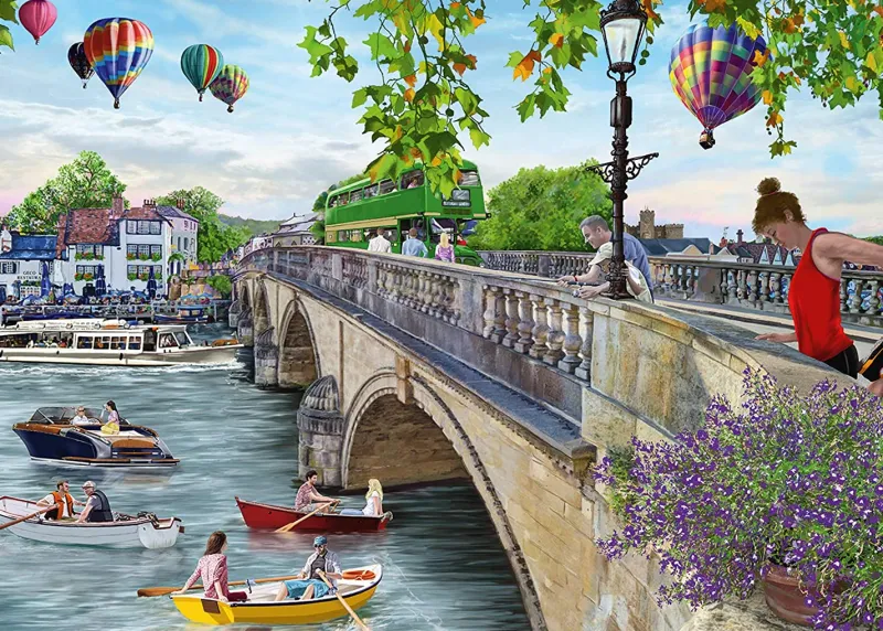 Falcon de luxe - Looking Across The River - 500 Piece Jigsaw Puzzle Sale