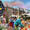 Falcon de luxe - Saffron Walden Market - 1000 Piece Jigsaw Puzzle Fashion