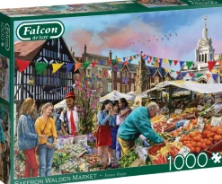 Falcon de luxe - Saffron Walden Market - 1000 Piece Jigsaw Puzzle Fashion
