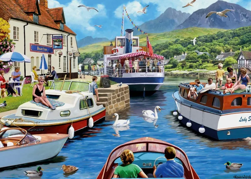 Falcon de luxe - A Day On The River - 1000 Piece Jigsaw Puzzle Sale
