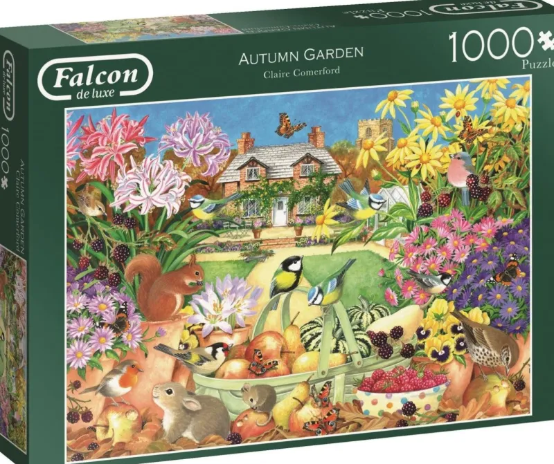 Falcon de luxe - Autumn Garden - 1000 Piece Jigsaw Puzzle Outlet