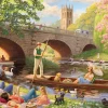 Falcon de luxe - Boating On The River - 1000 Piece Jigsaw Puzzle Clearance