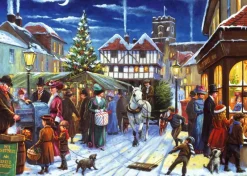 Falcon de luxe - Christmas Market 500 Piece Jigsaw Puzzle Clearance