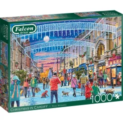 Falcon de luxe - Christmas In Cardiff - 1000 Piece Puzzle Discount