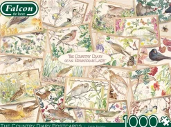 Falcon de luxe - Country Diary Postcards - 1000 Piece Jigsaw Puzzle Sale