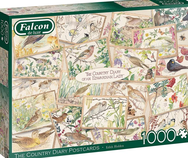 Falcon de luxe - Country Diary Postcards - 1000 Piece Jigsaw Puzzle Sale
