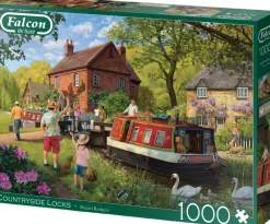 Falcon de luxe - Countryside Locks - 1000 Piece Puzzle Sale