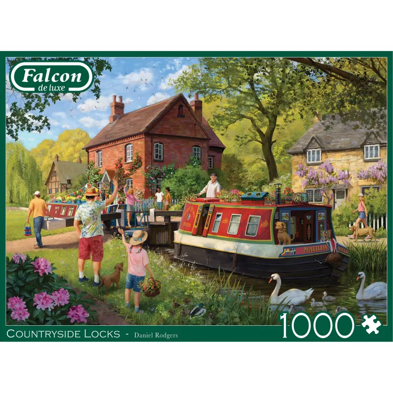 Falcon de luxe - Countryside Locks - 1000 Piece Puzzle Sale