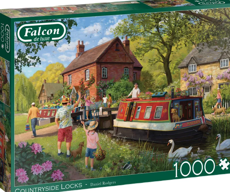 Falcon de luxe - Countryside Locks - 1000 Piece Puzzle Sale