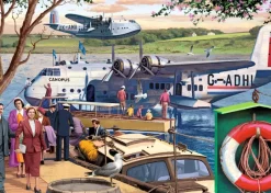 Falcon de luxe - Empire Flying Boats - 1000 Piece Jigsaw Puzzle Fashion
