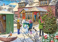 Falcon de luxe - Family Time At Christmas - 4 X 1000 Piece Jigsaw Puzzles Fashion
