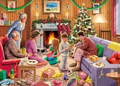 Falcon de luxe - Family Time At Christmas - 4 X 1000 Piece Jigsaw Puzzles Fashion