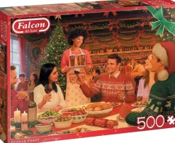 Falcon de luxe - Festive Feast - 500 Piece Jigsaw Puzzle Outlet