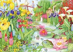 Falcon de luxe - Flower Show 'The Water Gardens' - 1000 Piece Jigsaw Puzzle Clearance