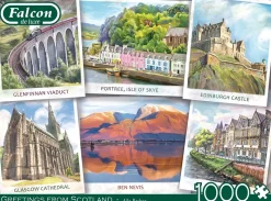 Falcon de luxe - Greetings From Scotland - 1000 Piece Jigsaw Puzzle Sale