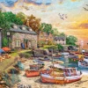 Falcon de luxe - Harbour Cottage - 1000 Piece Jigsaw Puzzle Discount