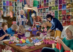 Falcon de luxe - Knitting Club - 1000 Piece Jigsaw Puzzle Fashion