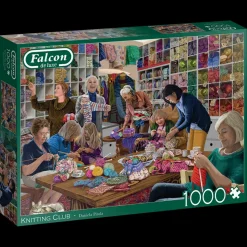 Falcon de luxe - Knitting Club - 1000 Piece Jigsaw Puzzle Fashion
