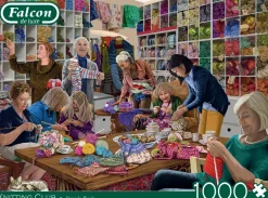 Falcon de luxe - Knitting Club - 1000 Piece Jigsaw Puzzle Fashion