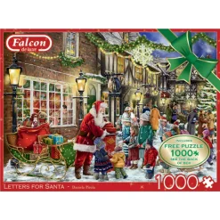 Falcon de luxe Letters For Santa - 2 x 1000 Piece Jigsaw Puzzles Online