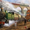 Falcon de luxe - Mail by Rail - 2 x 500 Piece Jigsaw Puzzle Best