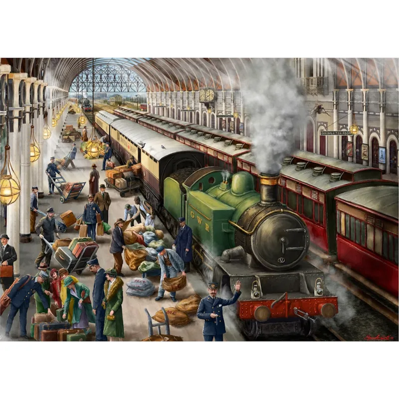 Falcon de luxe - Mail by Rail - 2 x 500 Piece Jigsaw Puzzle Best