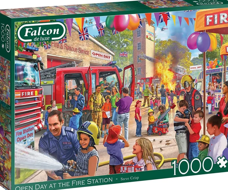 Falcon de luxe - Open Day At The Fire Station - 1000 Piece Jigsaw Puzzle Discount