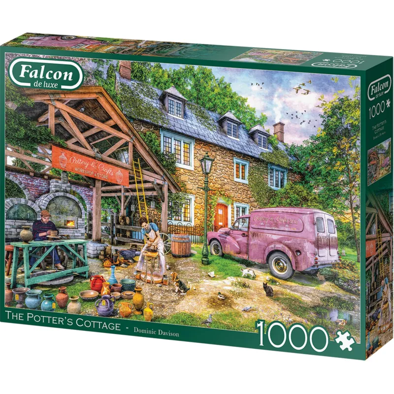 Falcon de luxe - Potters Cottage - 1000 Piece Puzzle Online