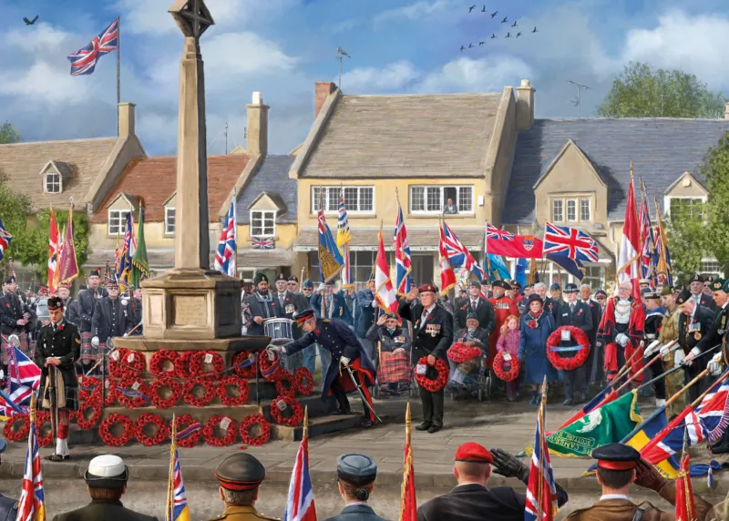 Falcon de luxe - Remembrance Sunday - 1000 Piece Puzzle Outlet