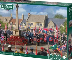 Falcon de luxe - Remembrance Sunday - 1000 Piece Puzzle Outlet