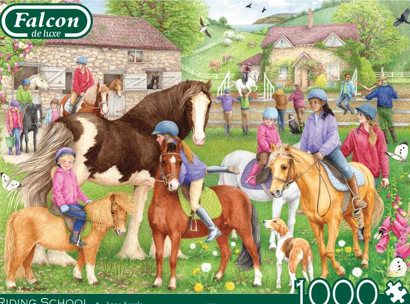 Falcon de luxe - Riding School - 1000 Piece Puzzle Sale